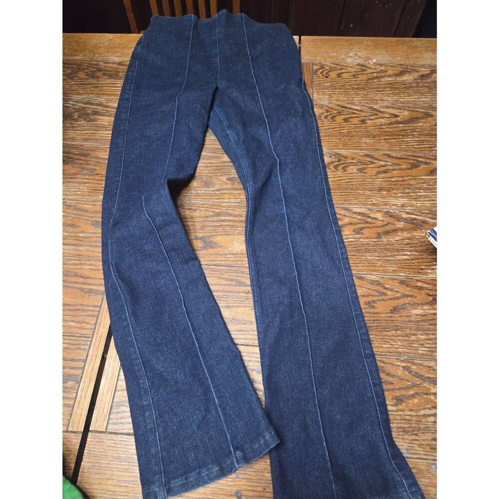Spanx Zero waistband Micro Flare Jeans sz Medium - Picture 2 of 5